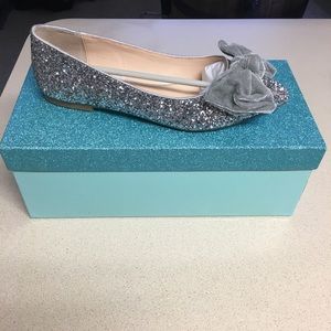 NWT Betsey Johnson Blue Flats Size 7
